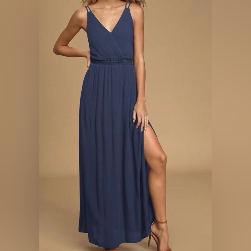 Lulus Lost in Paradise Heaven and Earth Maxi Dress
